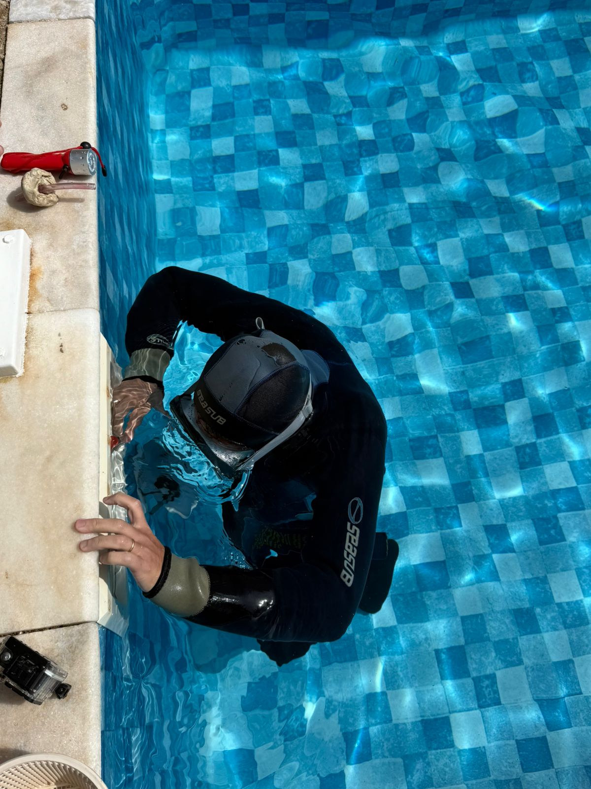 Injeção de resina no reparo